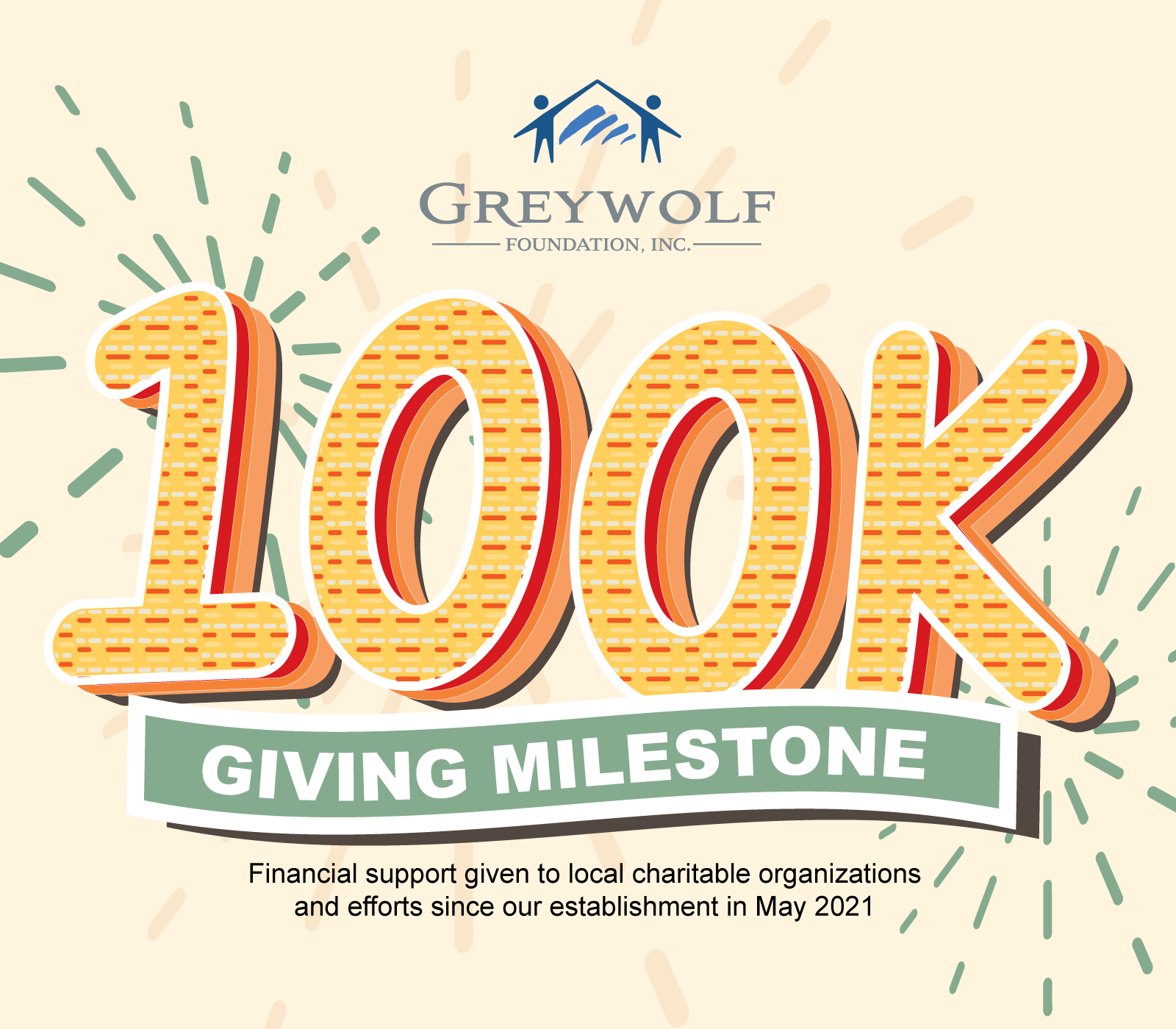 Greywolf Foundation Marks Major Milestone of More Than $100,000 in