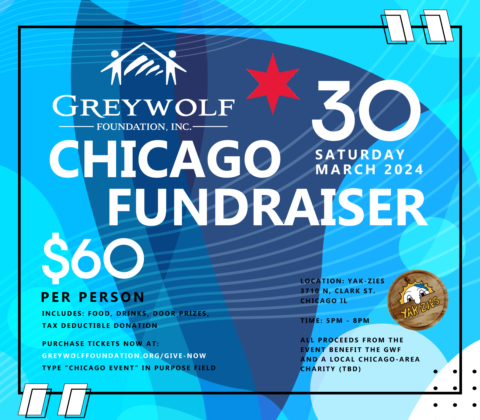 2024 Chicago Fundraiser - Greywolf Foundation Inc.